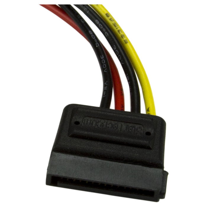 StarTech.com Cable Adaptador de Alimentación Molex a SATA de 4 Pines, 6 pulgadas