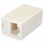 StarTech.com Caja de Empalme Acoplador para Cable Cat5 Ethernet UTP, 2x Hembra RJ45, Beige