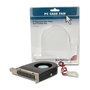 StarTech.com Extractor de Aire Trasero para Ranura de Expansión LP4, Enfriador, Negro, 2200 RPM, 6.9 CFM