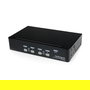 StarTech 4 Puertos USB VGA KVM Switch Hub conmutador - 4 Ordenadores, 1 Consola, Resolución hasta 1920x1440