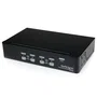 StarTech.com KVM SV431USB con 4 puertos VGA y USB, Negro