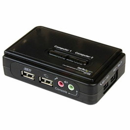 Startech SV211KUSB Conmutador KVM de 2 puertos USB con Audio y Vídeo VGA