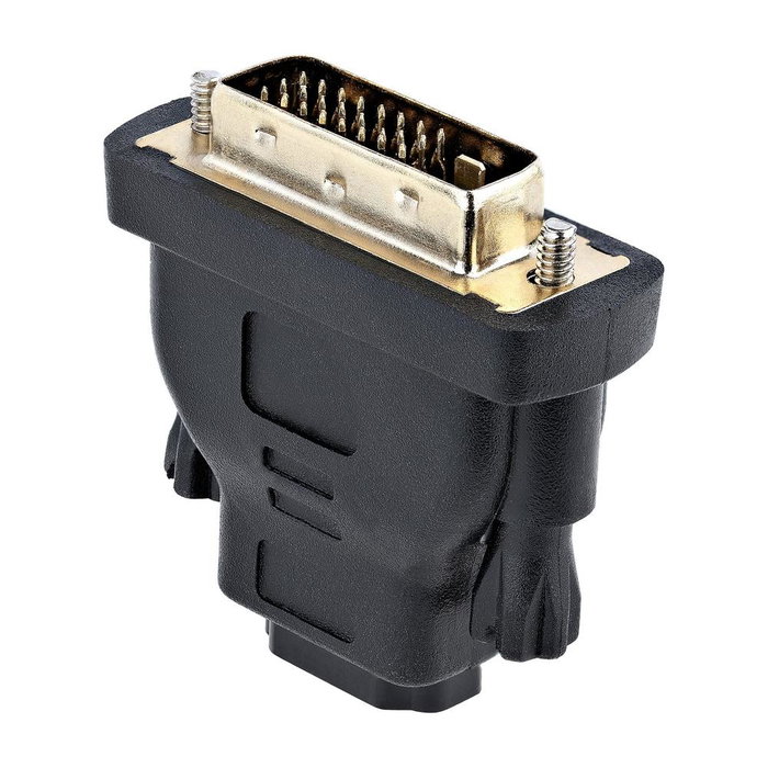 Startechcom Adaptador DVI-D Macho a HDMI Hembra, Conversor Bidireccional para Monitor, Proyector, PC