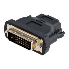 Startechcom Adaptador DVI-D Macho a HDMI Hembra, Conversor Bidireccional para Monitor, Proyector, PC
