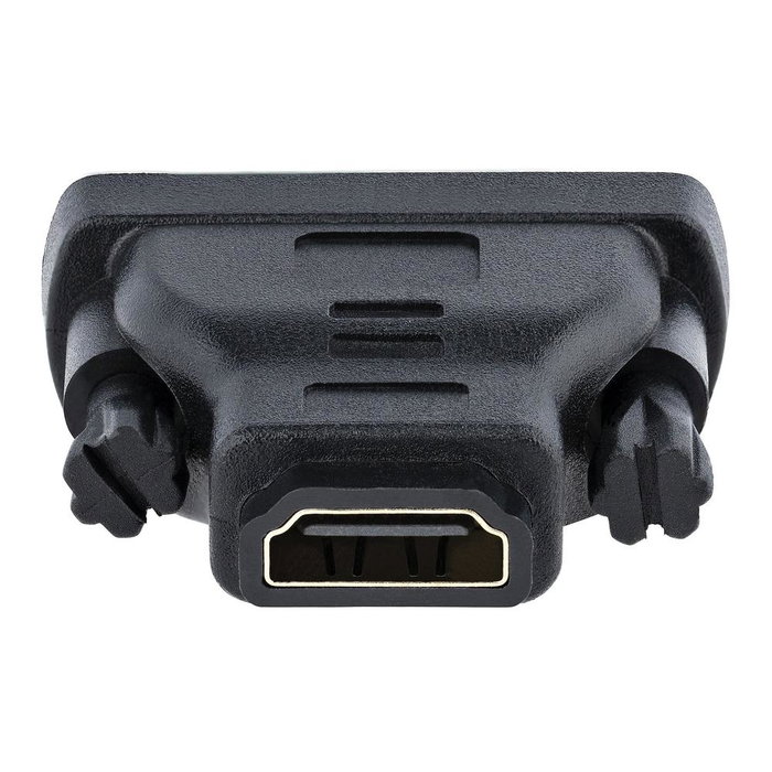Startechcom Adaptador DVI-D Macho a HDMI Hembra, Conversor Bidireccional para Monitor, Proyector, PC