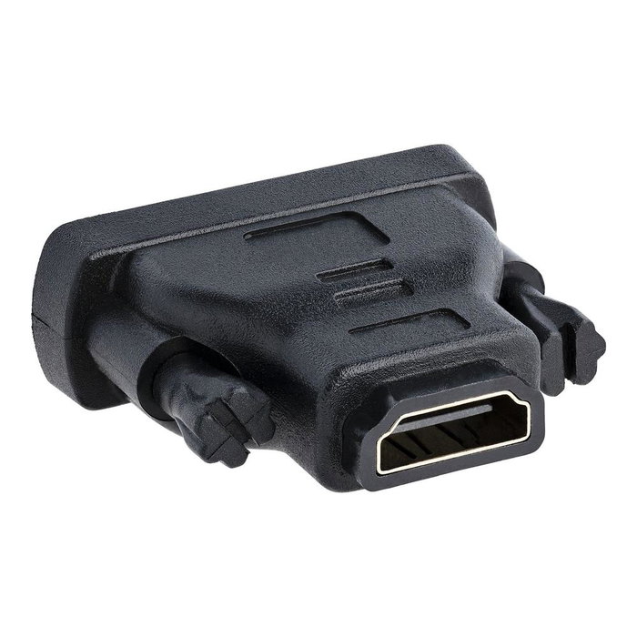Startechcom Adaptador DVI-D Macho a HDMI Hembra, Conversor Bidireccional para Monitor, Proyector, PC
