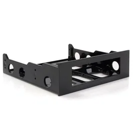 StarTech.com Bracket de Montaje de 3.5″ a 5.25″ para Bahía Frontal - Negro - Plástico