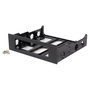 StarTech Adaptador de Bahía Frontal 3,5 a 5,25 Negro BRACKETFDBK