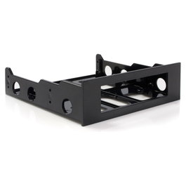 StarTech Adaptador de Bahía Frontal de 3,5 a 5,25 Pulgadas Negro BRACKETFDBK