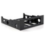 StarTech Adaptador de Bahía Frontal 3,5 a 5,25 Negro BRACKETFDBK