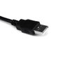 StarTech Cable de Datos USB a RS232 Serie DB9 con Retención para Puerto COM, M/M, 0.3 m