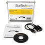 StarTech.com Cable USB a RS232 DB9 de 0,3 m con retención de puerto COM
