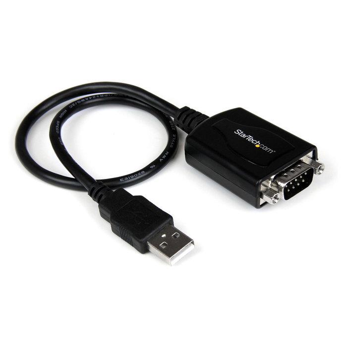 StarTech.com Cable USB a RS232 DB9 de 0,3 m con retención de puerto COM