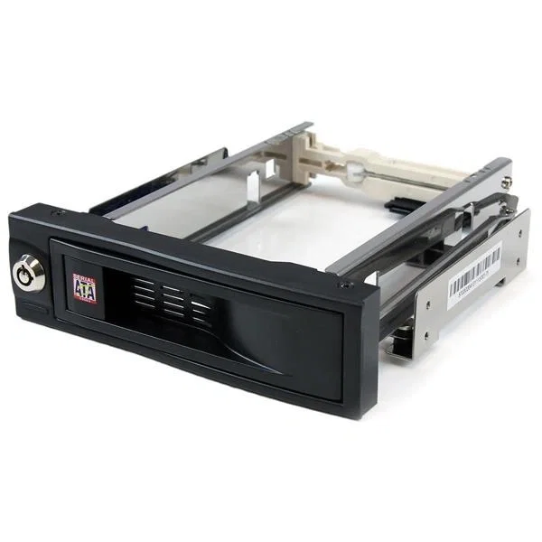 StarTech.com Rack Móvil Aluminio para HDD SATA de 3,5 Pulgadas Negro HSB100SATBK