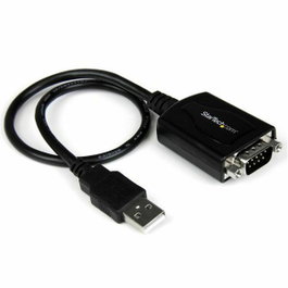 StarTech ICUSB2321X Adaptador USB 2.0 a Puerto Serie RS232 DB9 Negro