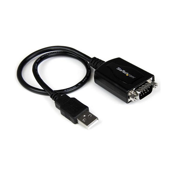 StarTech ICUSB2321X Adaptador USB 2.0 a Puerto Serie RS232 DB9 Negro