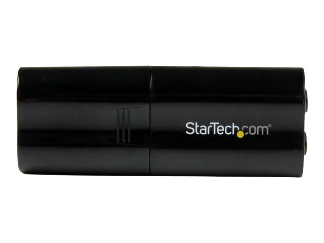 StarTech.com Tarjeta de Sonido Externa Estéreo USB 2.0 Adaptador ICUSBAUDIOB para Windows, Mac, Linux - Negro