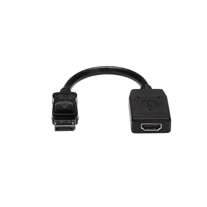 StarTech.com Adaptador DisplayPort a HDMI Negro 0,24 m StarTech.com Adaptador DisplayPort a HDMI Negro 0,24 m
