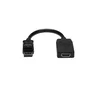 StarTech.com Adaptador DisplayPort a HDMI Negro 0,24 m