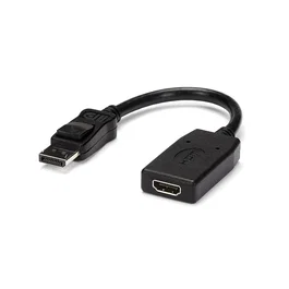 StarTech.com Adaptador DisplayPort a HDMI Negro 0,24 m