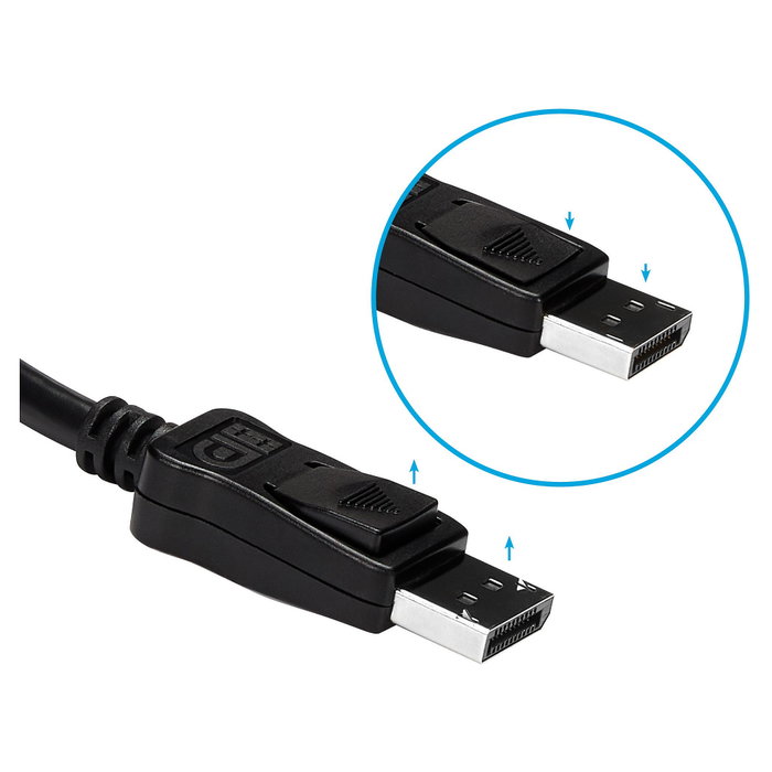 StarTech Adaptador de Vídeo DisplayPort a HDMI 24 cm Negro