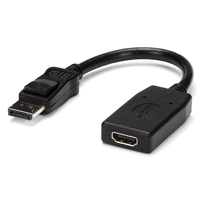 StarTech Adaptador de Vídeo DisplayPort a HDMI 24 cm Negro