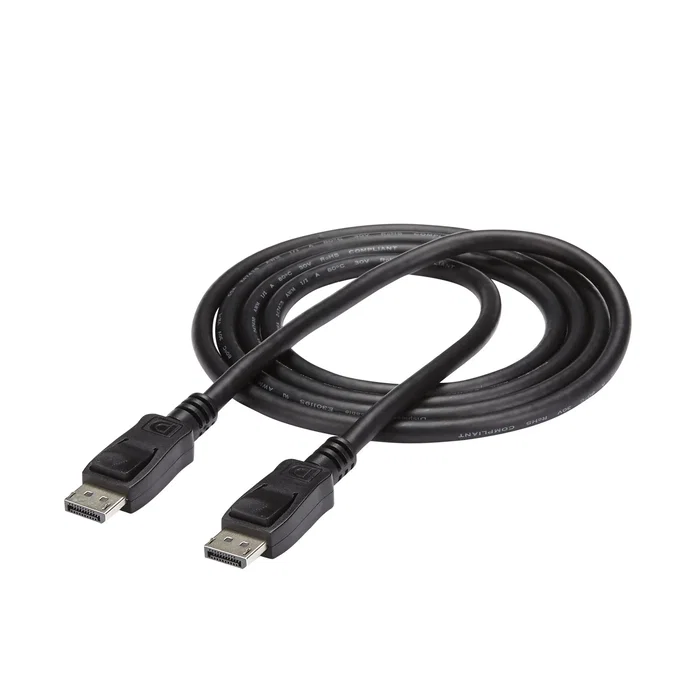 StarTech Cable DisplayPort 1.2 de 1,8m 4K con Cierre de Seguridad StarTech Cable DisplayPort 1.2 de 1,8m 4K con Cierre de Seguridad