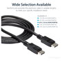 StarTech Cable DisplayPort 1.2 DISPLPORT6L de 1,8m Macho a Macho Negro