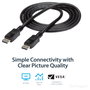 StarTech Cable DisplayPort 1.2 DISPLPORT6L de 1,8m Macho a Macho Negro