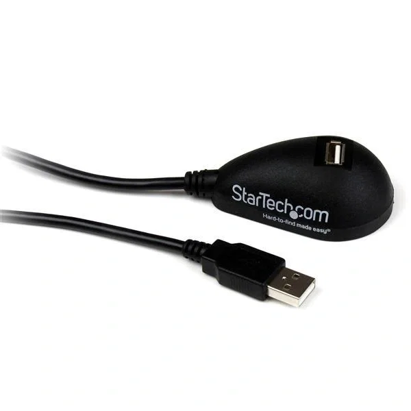 StarTech.com Cable Alargador USB 2.0 de Sobremesa, 1.5 m, USB A Macho a Hembra, Negro - Modelo 5ft USB Extension Cable StarTech.com Cable Alargador USB 2.0 de Sobremesa, 1.5 m, USB A Macho a Hembra, Negro - Modelo 5ft USB Extension Cable