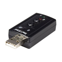 StarTech.com USB a 3.5 mm Adaptador de Audio Externo Virtual 7.1 Tarjeta de Sonido