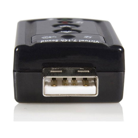 StarTech.com USB a 3.5 mm Adaptador de Audio Externo Virtual 7.1 Tarjeta de Sonido