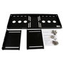StarTech.com Soporte de montaje VESA LCD para rack de 19 pulgadas (4U) - Bracket monitor servidor, acero negro, 1.7 kg