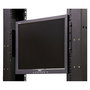StarTech.com Soporte de montaje VESA LCD para rack de 19 pulgadas (4U) - Bracket monitor servidor, acero negro, 1.7 kg