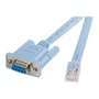 StarTech Cable de Consola Rollover RJ45 a DB9 Hembra 1.8 m Azul para Configuración de Routers y Switches Cisco - Compatible con EC1S952, EC2S952, IES101002SFP