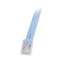 StarTech.com Cable de Consola Cisco RJ45 a Serie DB9 Rollover, 1,8 m, Azul