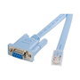 StarTech.com Cable de Consola Cisco RJ45 a Serie DB9 Rollover, 1,8 m, Azul