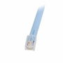 StarTech Cable de Consola RJ45 a DB9 Rollover de 1.8 m para Dispositivos Cisco - Color Azul, Compatible con Routers y Switches