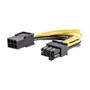 Startechcom Cable Adaptador PCI Express 6 Pines a 8 Pines para Tarjeta Gráfica ATI NVidia PCIEX68ADAP