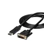 StarTech.com DP2DVIMM6 Adaptador Cable DisplayPort 1.2 a DVI-D 1.8m - 1920x1200 / 1080p, HBR2, Pasivo DP++, Conectores Macho-Macho, Negro