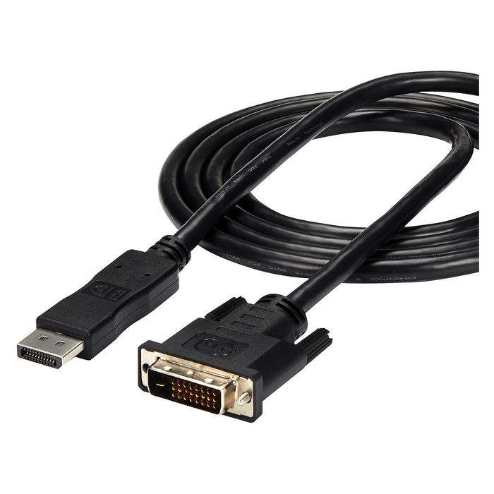 StarTech Cable DisplayPort a DVI-D 1.8m - Macho a Macho, Resolucion 1920x1200 y 1080p, DP 1.2 a DVI, Convertidor de Video