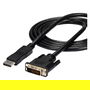 StarTech Cable DisplayPort a DVI-D 1.8m - Macho a Macho, Resolucion 1920x1200 y 1080p, DP 1.2 a DVI, Convertidor de Video