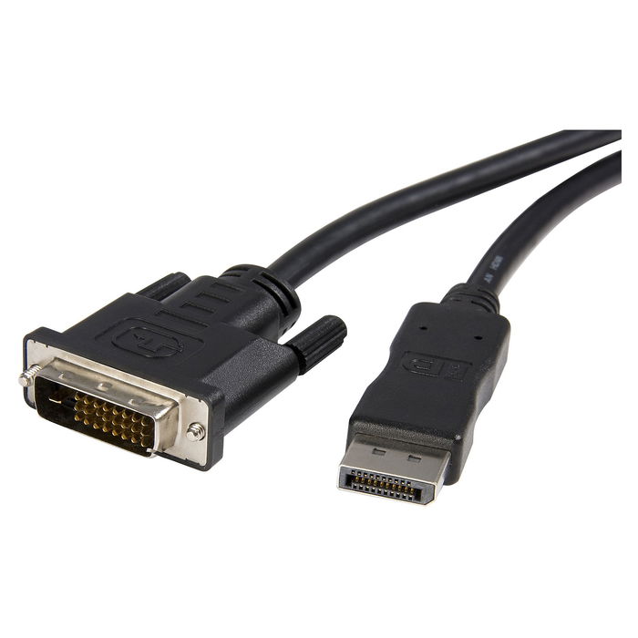 StarTech Cable DisplayPort a DVI-D 1.8m - Macho a Macho, Resolucion 1920x1200 y 1080p, DP 1.2 a DVI, Convertidor de Video