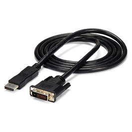 StarTech Cable DisplayPort a DVI-D 1.8m - Macho a Macho, Resolucion 1920x1200 y 1080p, DP 1.2 a DVI, Convertidor de Video