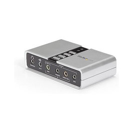 Tarjeta de Sonido Startech ICUSBAUDIO7D