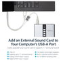 StarTech Tarjeta de Sonido Externa USB 7.1 Canales con SPDIF Digital Audio Óptico Adaptador de Audio