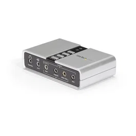 StarTech.com Tarjeta de Sonido 7.1 USB Externa Adaptador SPDIF Audio Digital Óptico