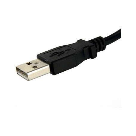 StarTech Cable Alargador USB 2.0 para Montaje en Panel, 30 cm, Tipo A Macho a Tipo A Hembra, Compatible con Dispositivos USB Tipo A y Modelo UUSBOTG