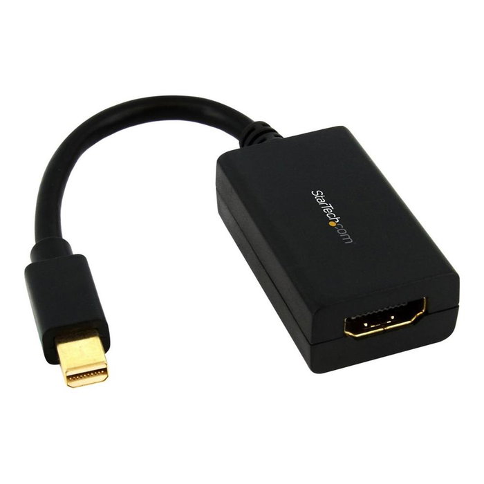 Startech Adaptador Mini DisplayPort a HDMI - Conector Mini DP Macho a Puerto HDMI Hembra - Diseño Pasivo y Compacto Startech Adaptador Mini DisplayPort a HDMI - Conector Mini DP Macho a Puerto HDMI Hembra - Diseño Pasivo y Compacto