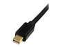 StarTech Cable Adaptador Mini DisplayPort a DisplayPort 1.8m para Video 4K, Conectores Macho y Sistema de Bloqueo